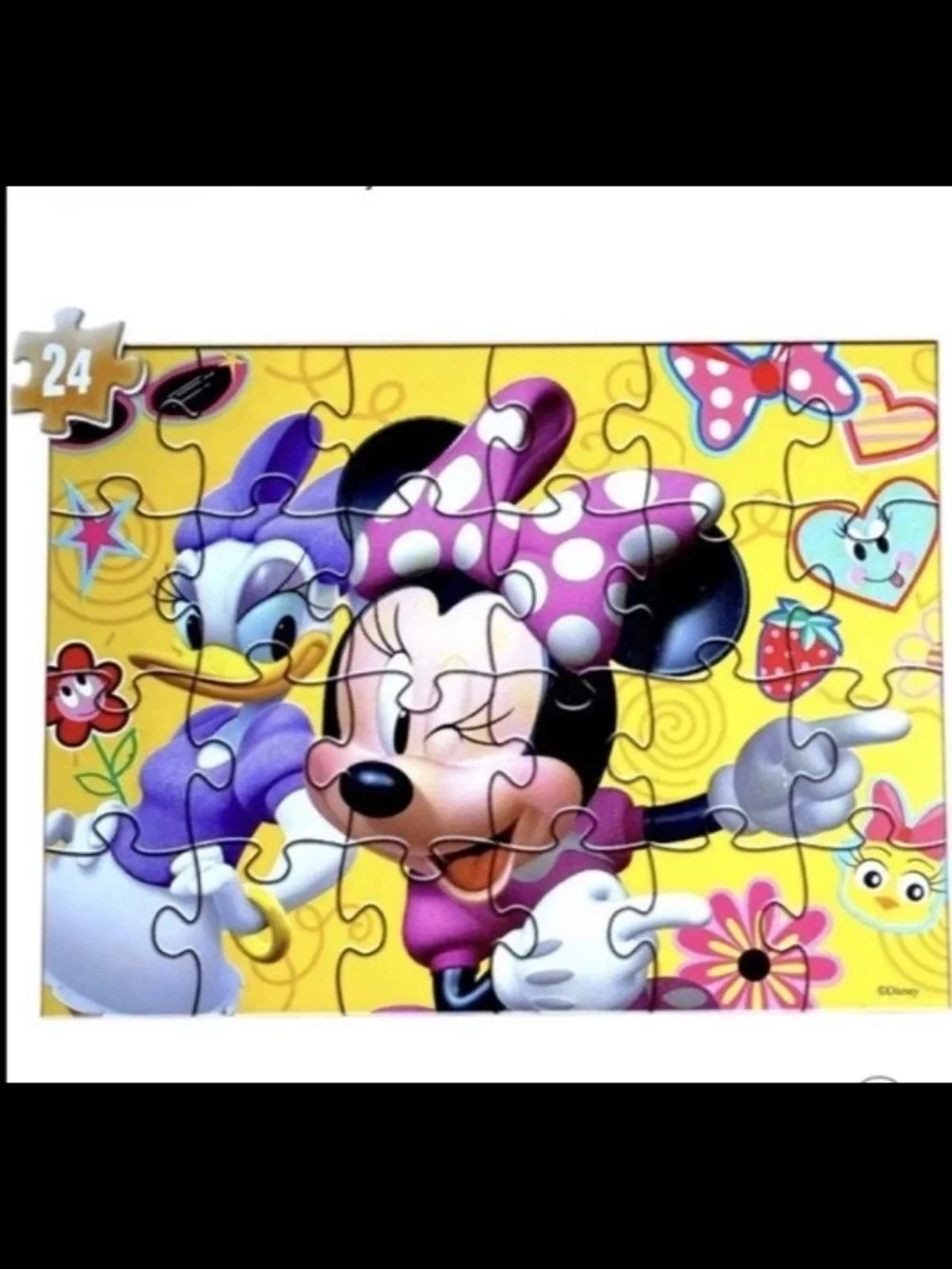Minnie Mouse Girls 24pcs Puzzles, Jump Rope, Lanterns, Wall Decal & Door Poster